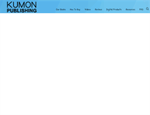 Tablet Screenshot of kumonbooks.com